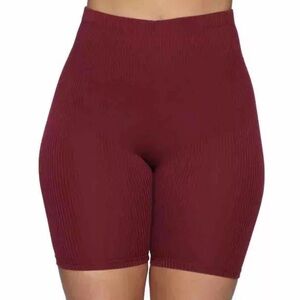 Bozzolo-Gotta Have It Biker Shorts-Women's Size: Small-Color: Wine- NEW!!
